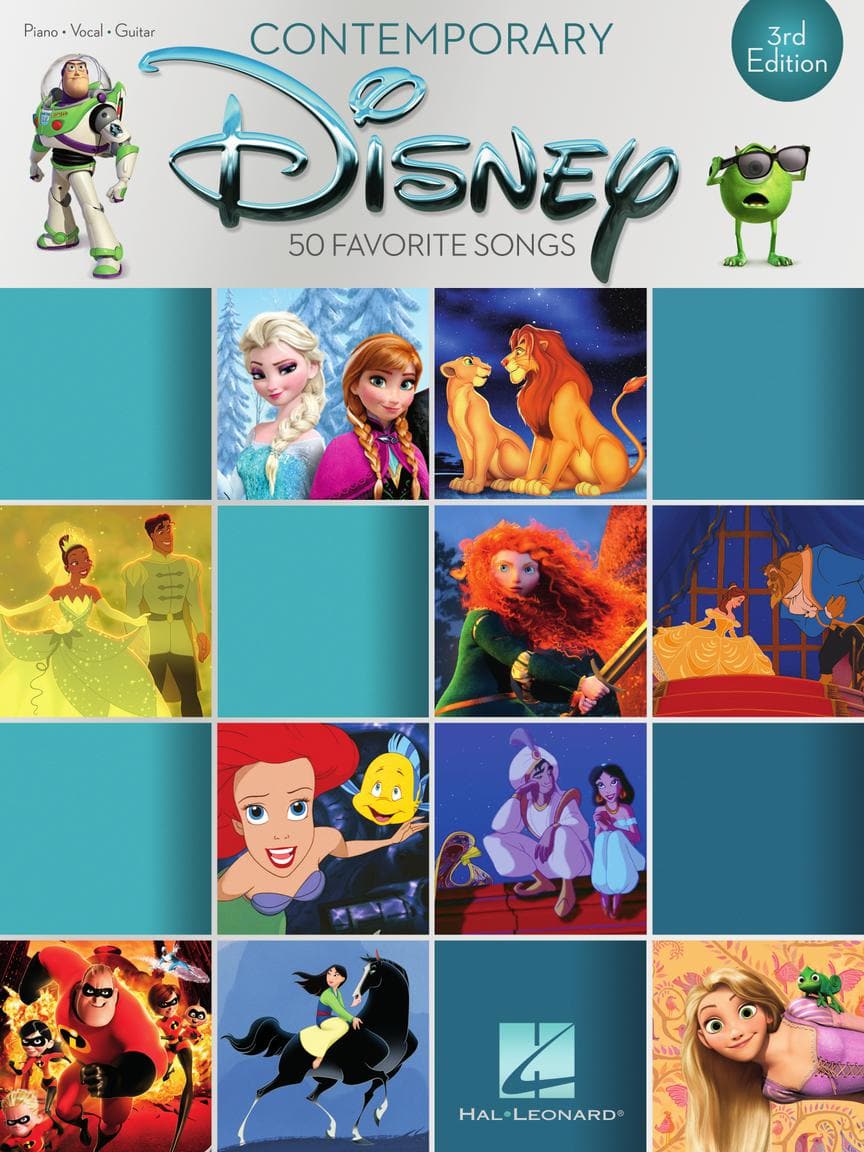 Hal Leonard - Contemporary Disney 3rd Edition Piano Vocal Guitar Songbook Disney Sheet Music Collection 50 Songs Softcover 344 Pages price history on PriceWatchPro