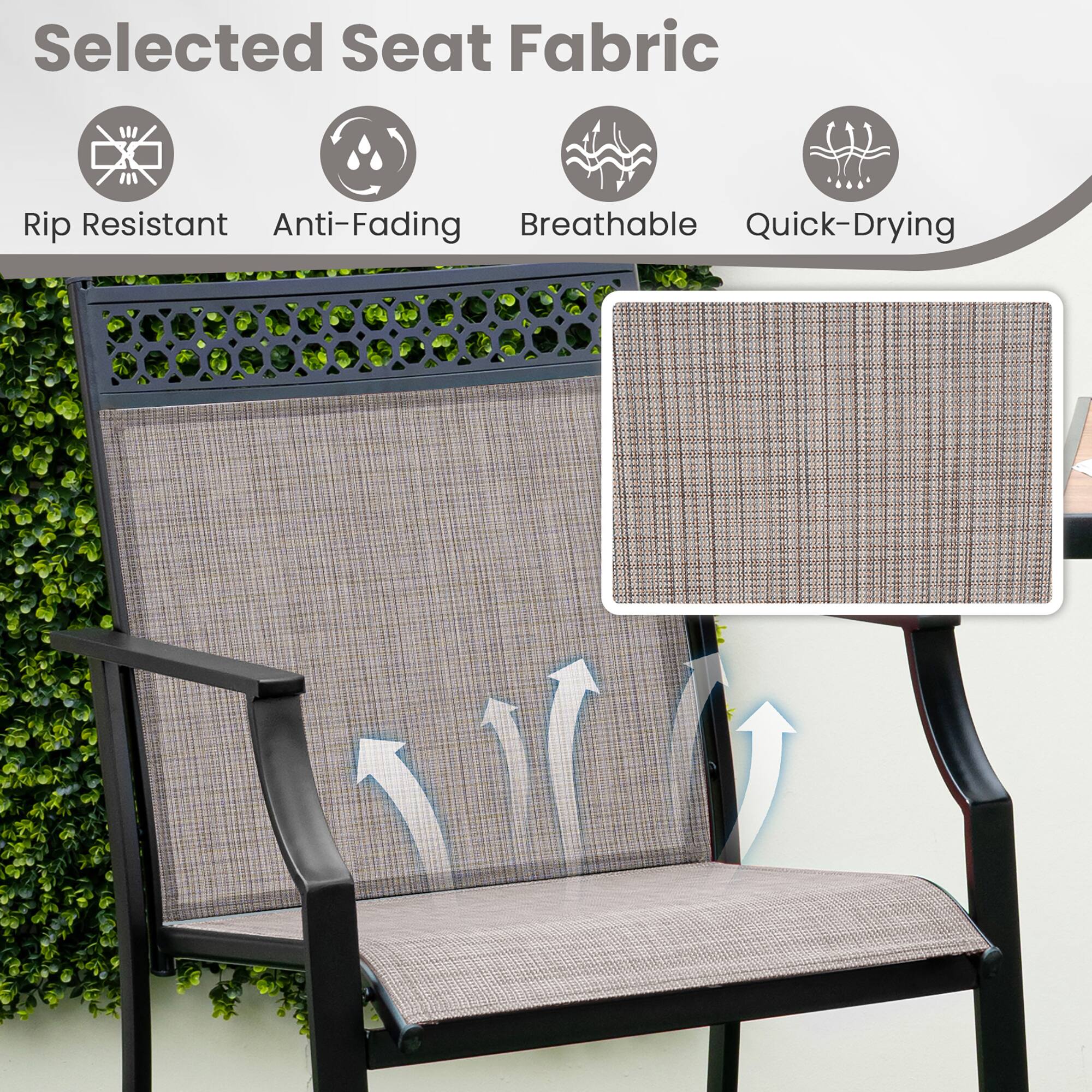 Selected Seat Fabric

- Rip Resistant
- Anti-Fading
- Breathable
- Quick-Drying