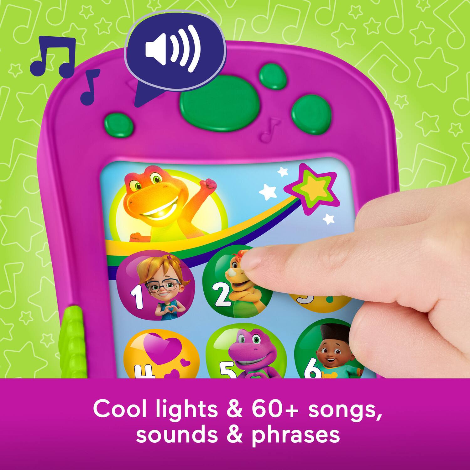 J J 1 2 5 6 Cool lights & 60+ songs, sounds & phrases