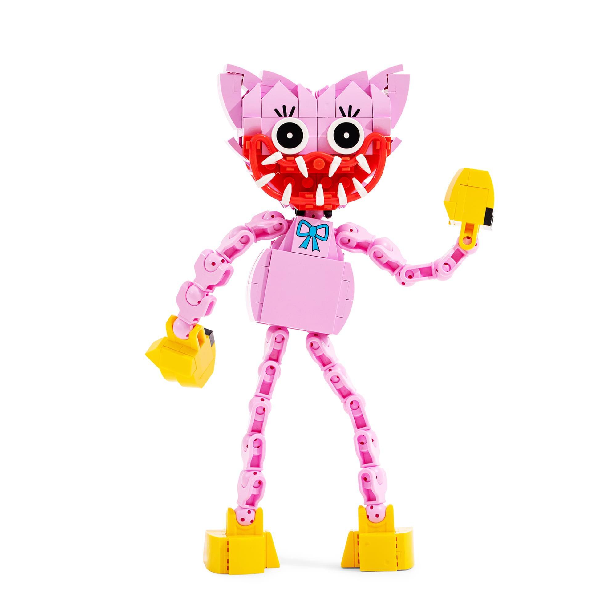 Alt View 10. Brickcraft - Brickcraft Poppy Playtime Kissy Missy 240-Piece Building Block Set - Multi-Colored.
