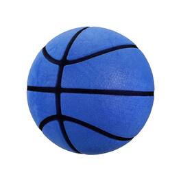 Unique Bargains - Silent Basketball Size 3 (7.1") Quiet Basketball High Density Foam No Noise 3D Groove Bouncing Ball with Net Bag - Blue