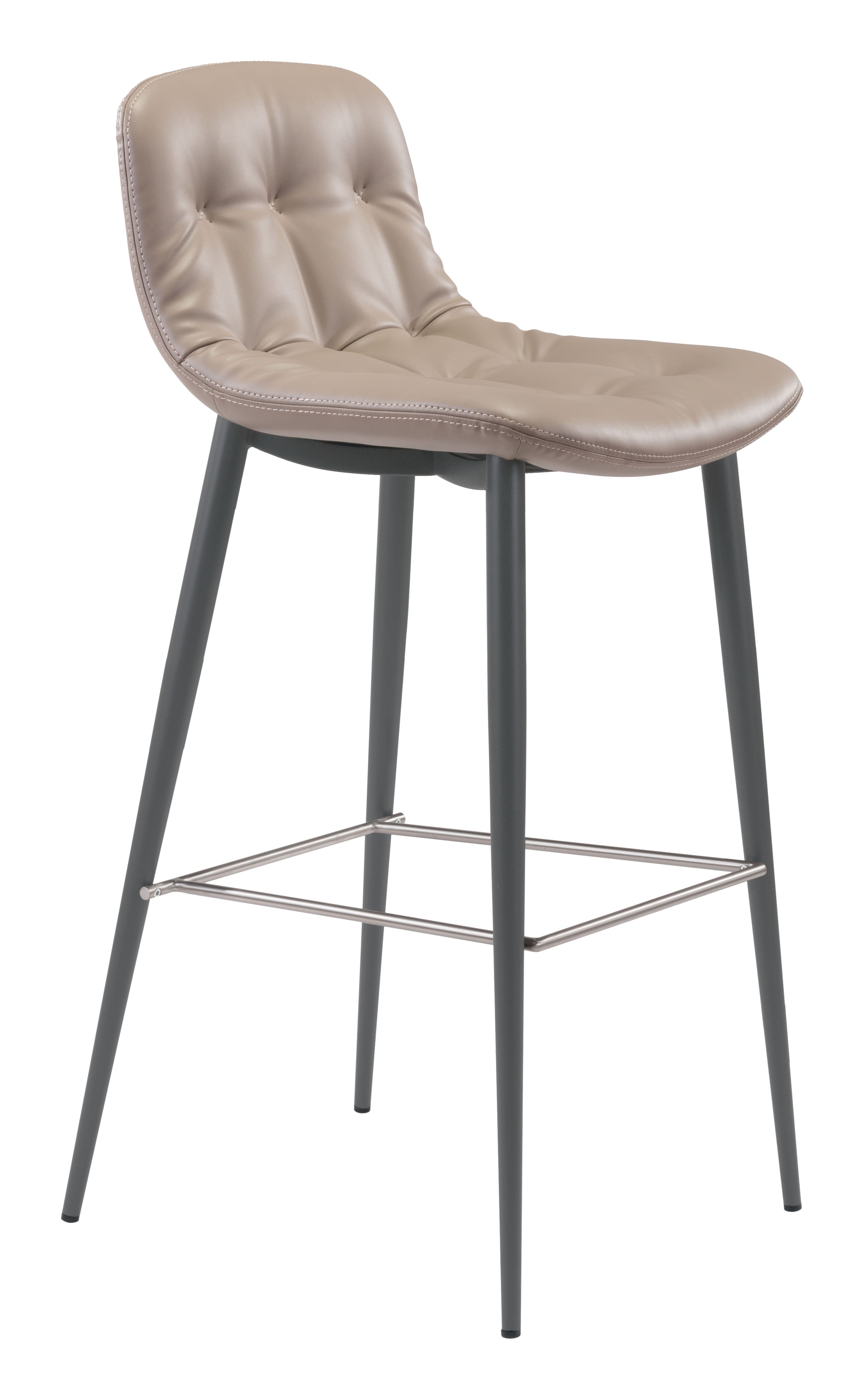 Hivvago - Tangiers Barstool (Set of 2) - Taupe