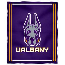 Vive La Fete - UAlbany Great Danes 36'' x 48'' Children's Mascot Plush Blanket - Multicolor