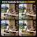 4 IN 1 Treadmills for home 0.6-7.5MPH
Walking Mode: 0.6-2.5MPH
Jogging Mode: 2.5-4.5MPH
Running Mode: 4.5-7.5MPH
Climbing Mode: 8%/16% Incline