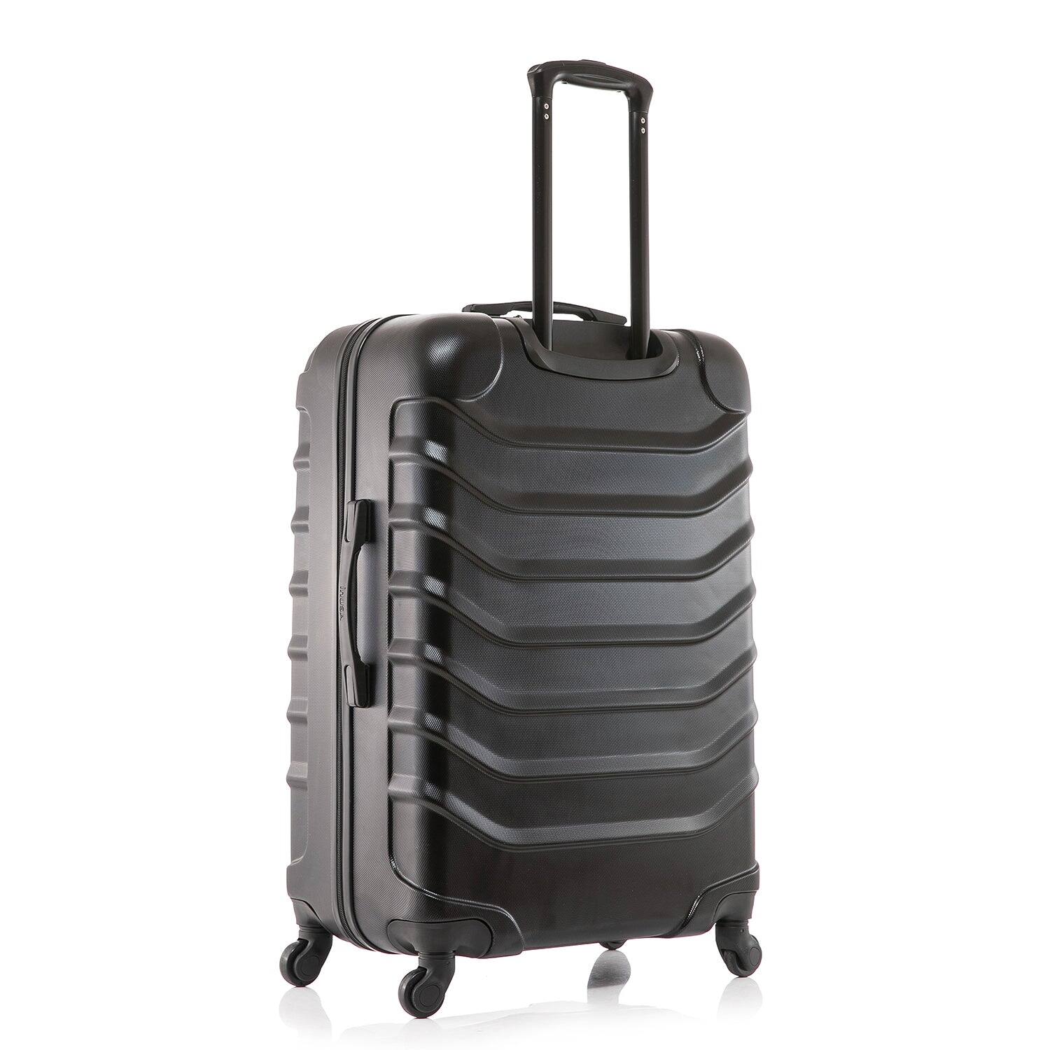 Alt View 1. InUSA - Endurance Lightweight Hardside Spinner 3 Piece Luggage Set  20"/24"/28" - Black.