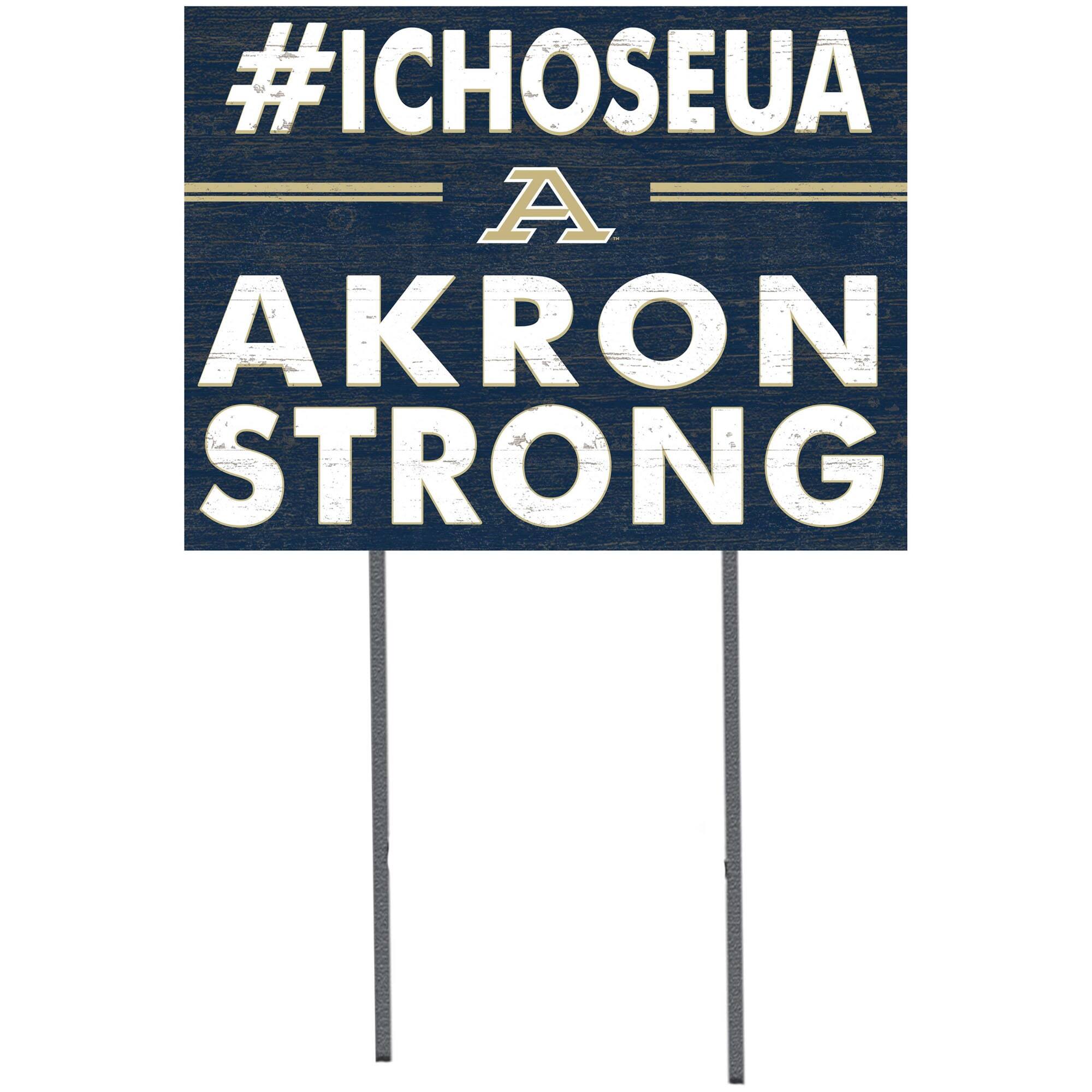 Akron Zips 18" x 24" Yard Sign