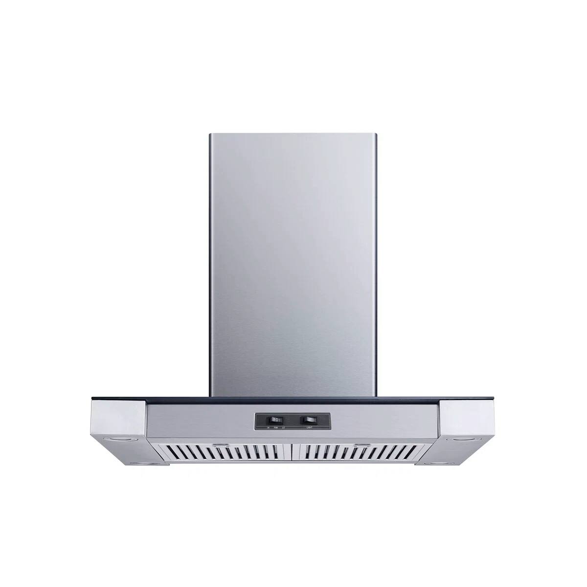 Winflo - 30 inches - Convertible - Island Range Hood - Stainless Steel