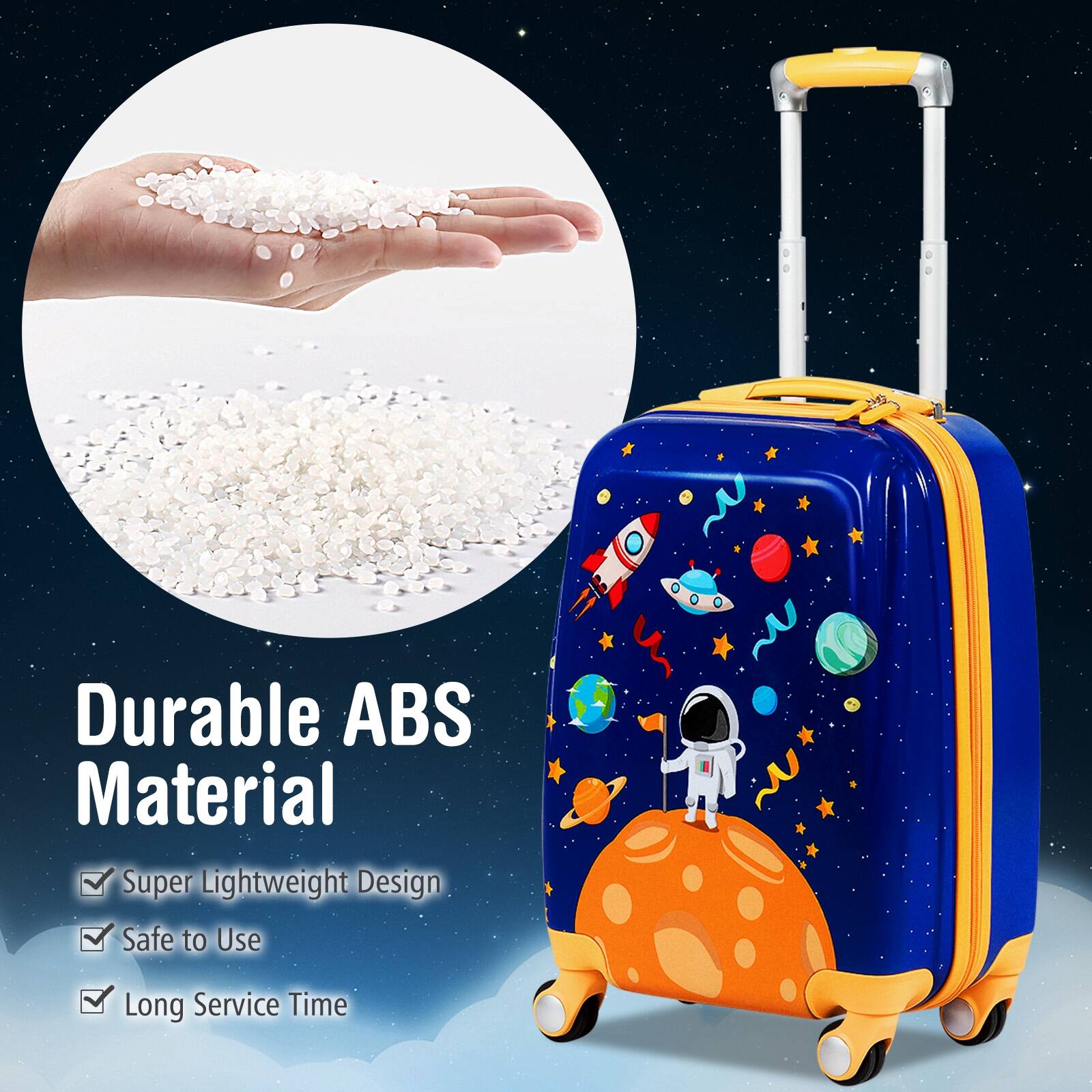 Durable ABS Material  
Super Lightweight Design  
Safe to Use  
Long Service Time