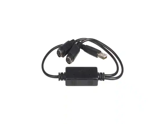 Front. StarTech.com - StarTech.com USB to PS/2 Adapter - Keyboard & Mouse Converter.