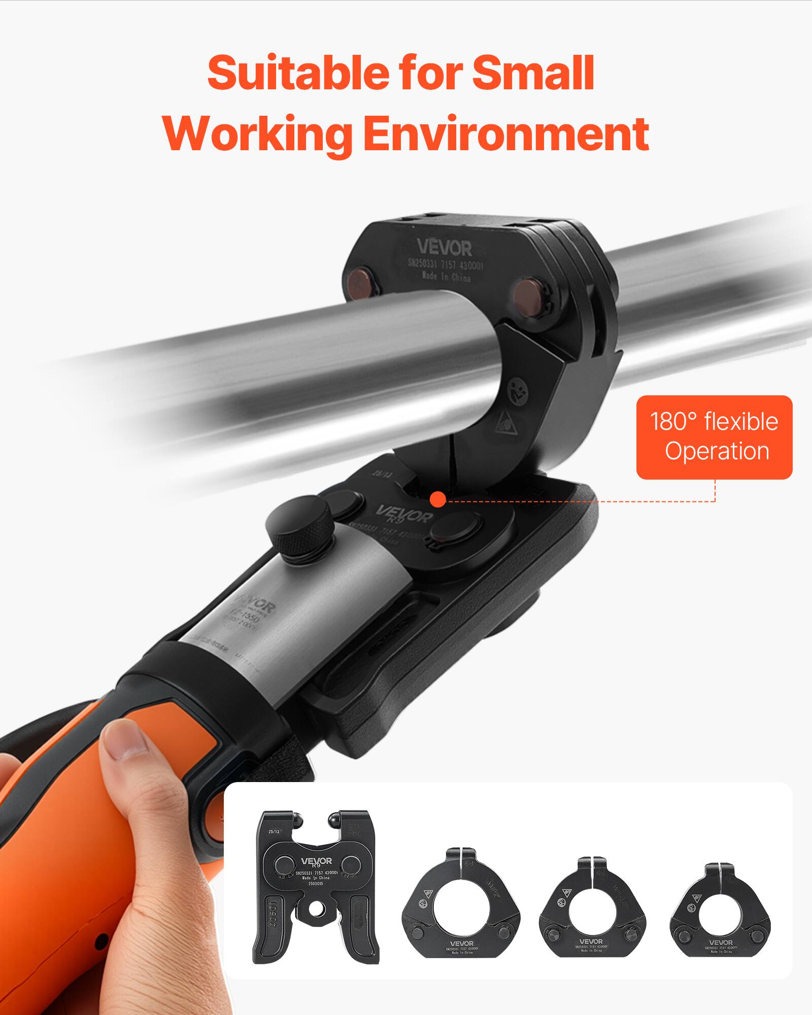 Suitable for Small Working Environment

VEVOR SN250031 7157 430001

180° flexible Operation

VEVOR RO 7157 K OR 2-1350

VEVOR