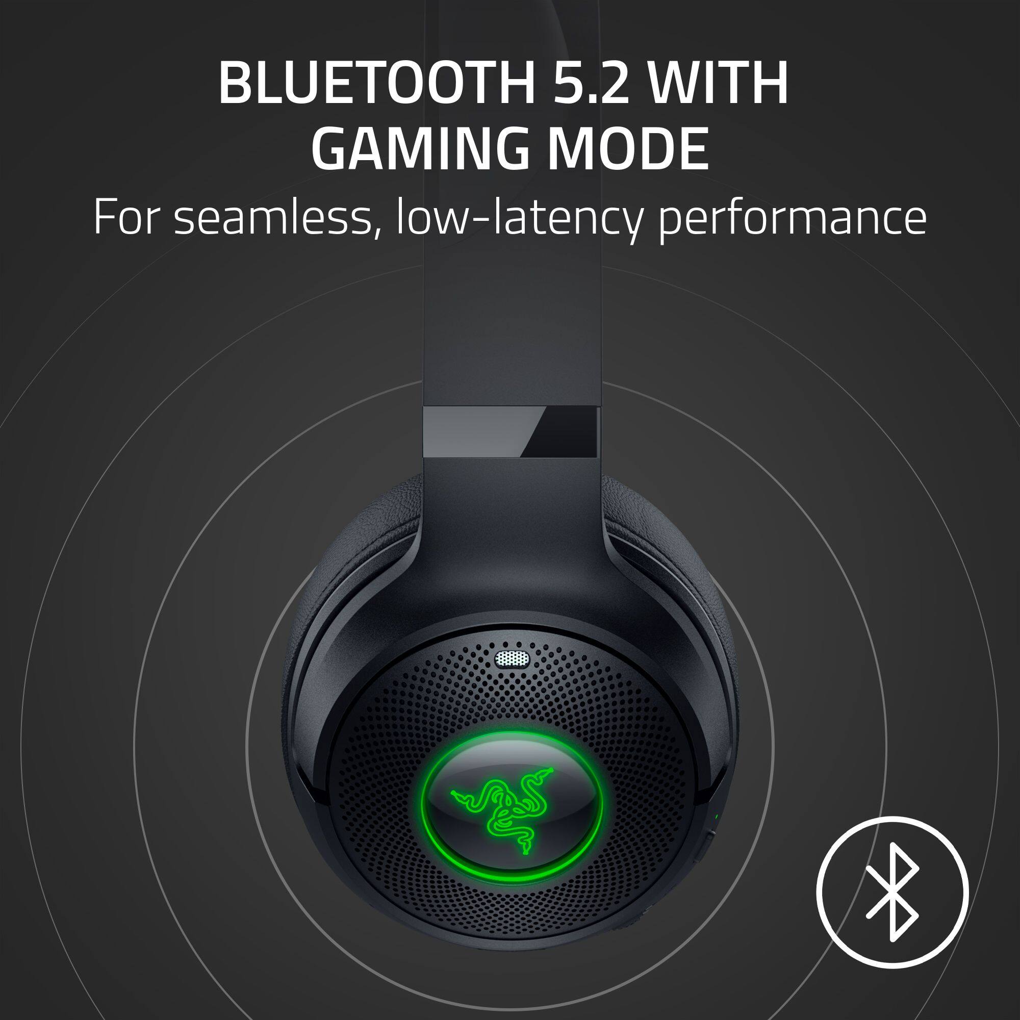 BLUETOOTH 5.2 WITH GAMING MODE: For seamless, low-latency performance.