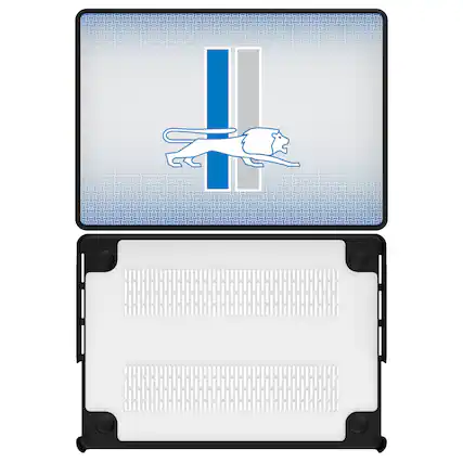 Front. Keyscaper - Detroit Lions Linen MacBook Case - Air 13 in - Multicolor.
