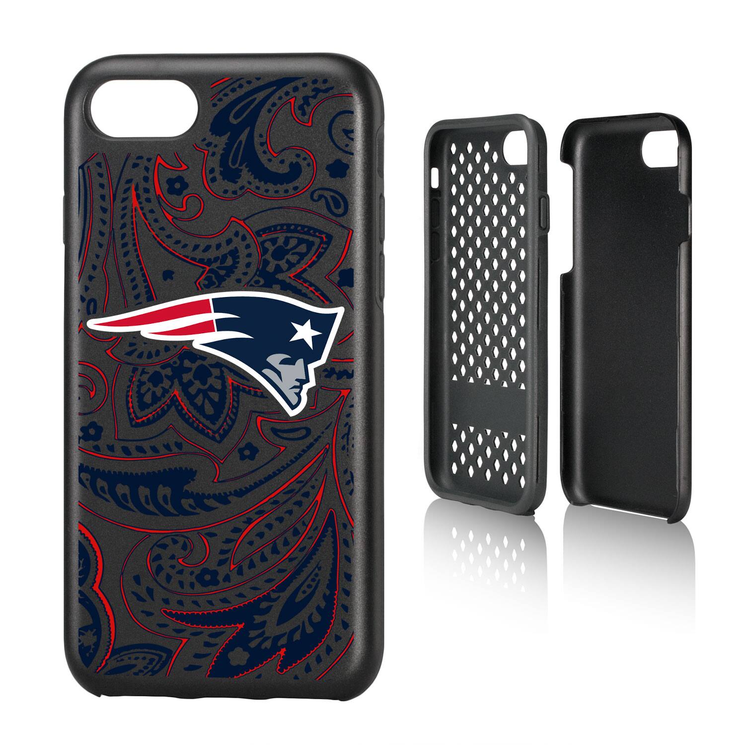 Alt View 3. Keyscaper - iPhone Rugged Paisley Design Case - 14 Plus - Multicolor.