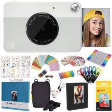 KODAK PRINTOMATIC 8MM PICTURE 3:2 T IC 1C3 r yeU. KODAK ZINK zink ..8 Fabric Covered Scrapbook Album live un 20