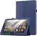 Front. SaharaCase - Bi-Fold Folio Case for Amazon Fire HD 10 (2023) - Navy Blue.