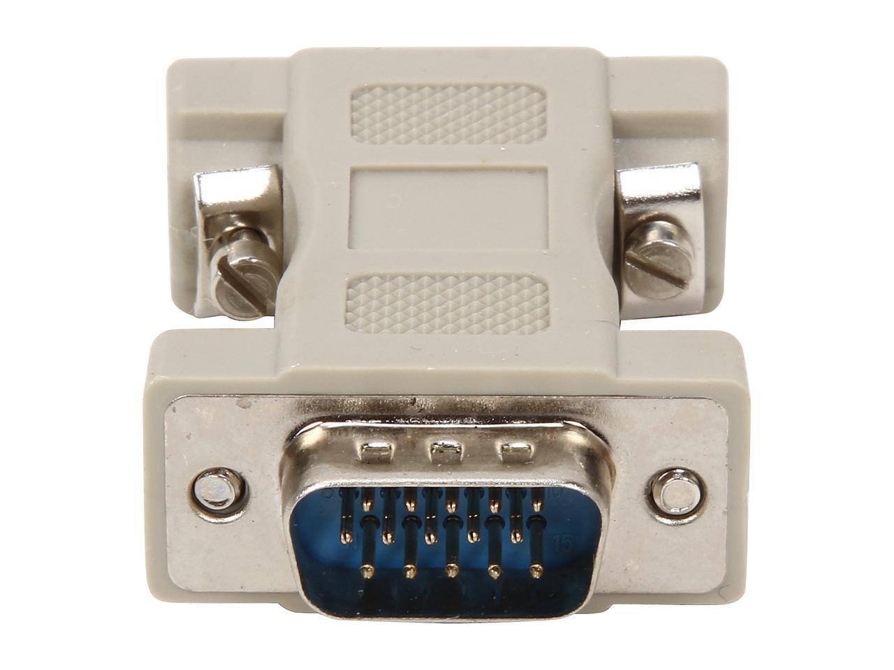 Alt View 2. Cables to Go - C2G 02457 MultiSync VGA (HD15) Male to DB9 Female Serial RS232 Adapter, Beige.