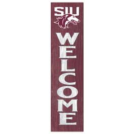 Jardine - Southern Illinois Salukis 12'' x 48'' Welcome Leaner - Maroon