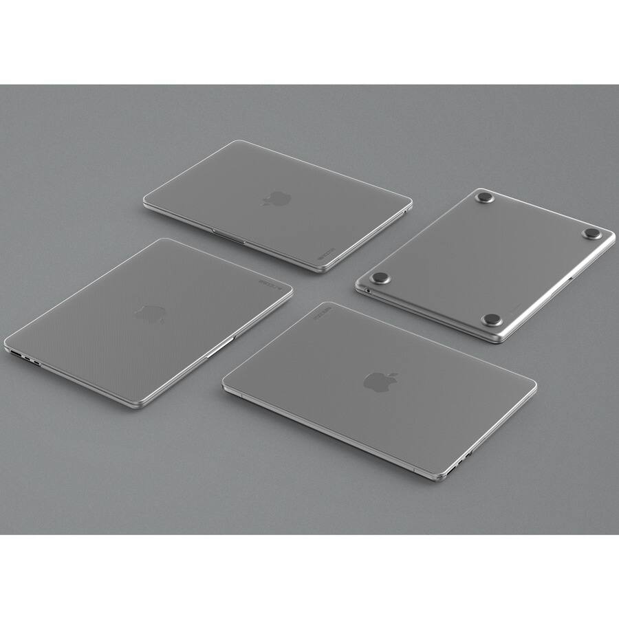 Alt View 8. Incase - Incase Hardshell Case Dots for MacBook Air M2 (13-inch, 2022) - For Apple MacBook, MacBook Pro, MacBook Air, MacBook Pro - Gray/Clear.