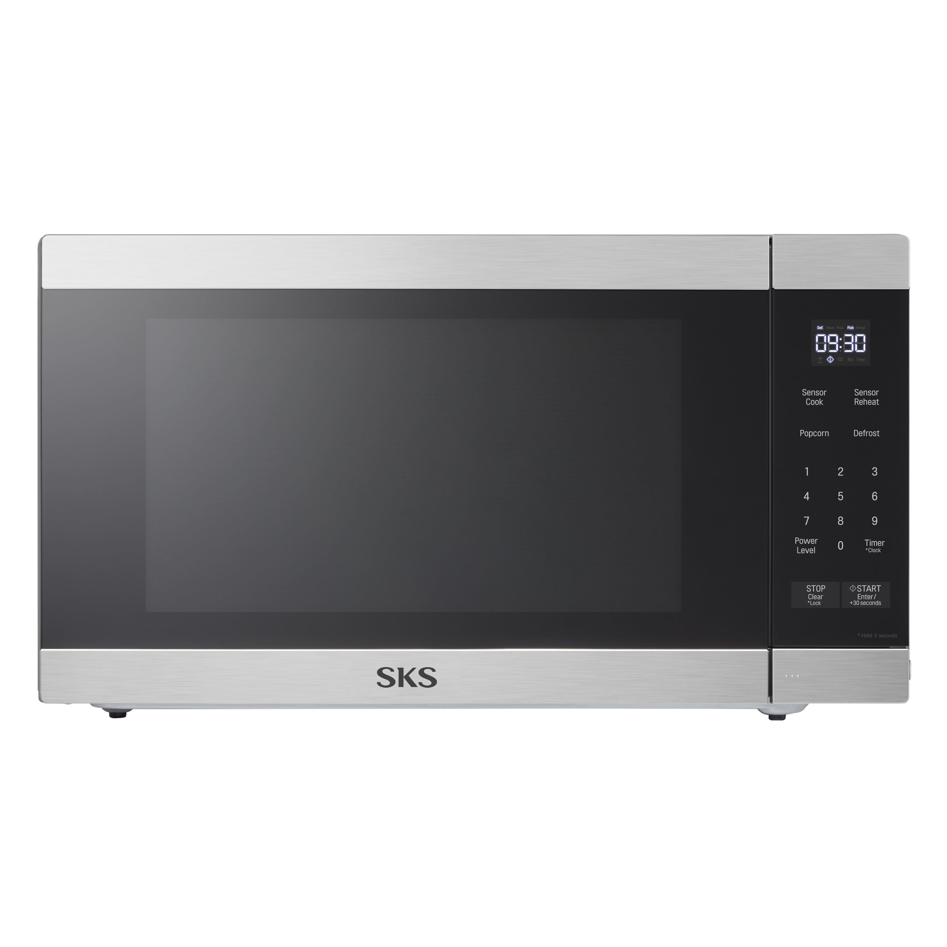 SKS - 2 Cu. Ft. Countertop Microwave - Stainless Steel
