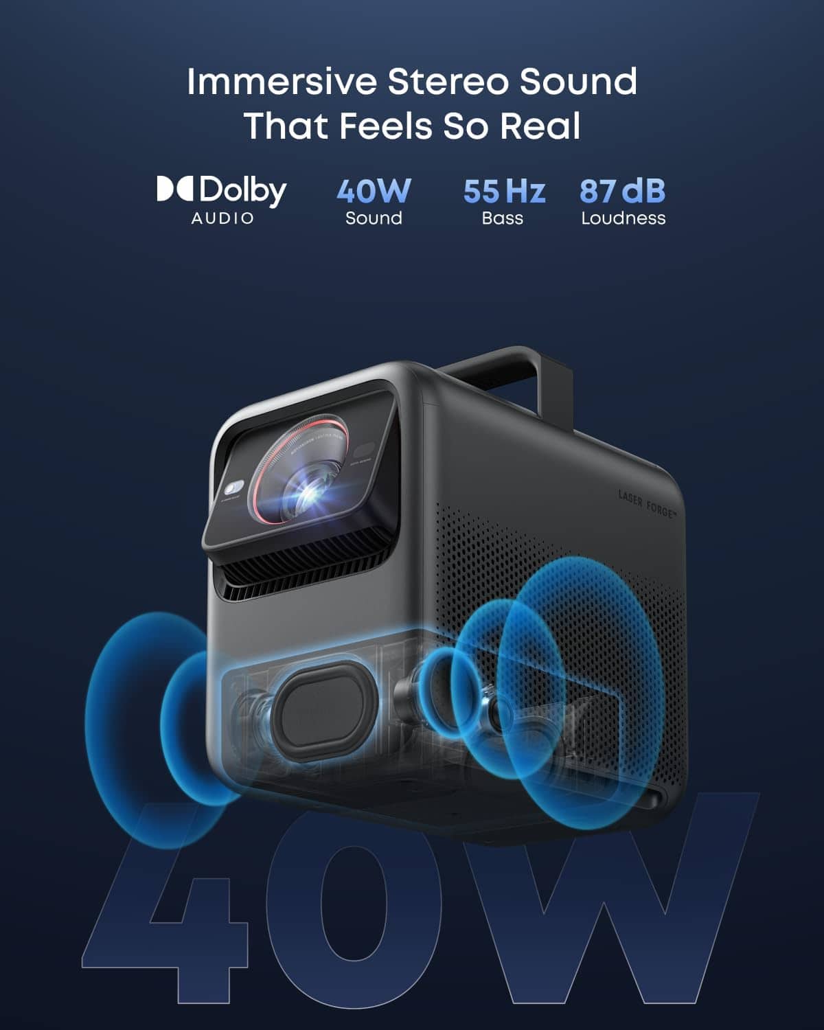 み*ぃ様 NEBULA Projector 本体 Nebula Capsule Smart Wi-Fi Mini Projector, Portable 100' Movie