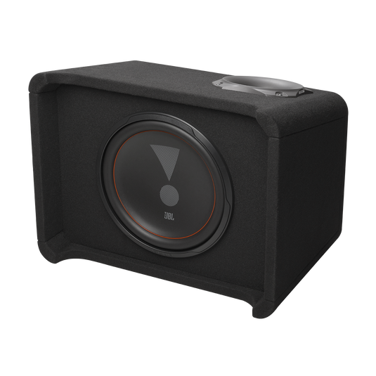 Front. JBL - JBL CLUB1200P Club Series - Single 12" Slip Stream Ported Enclosure 2ohm - Black.