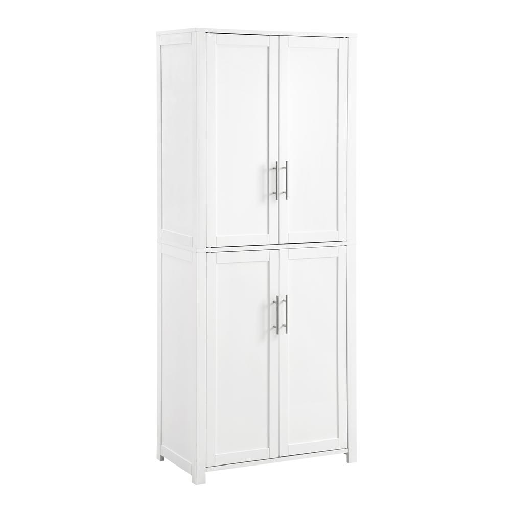 Alt View 8. Crosley Furniture - Savannah Tall Kitchen Storage Pantry - White.
