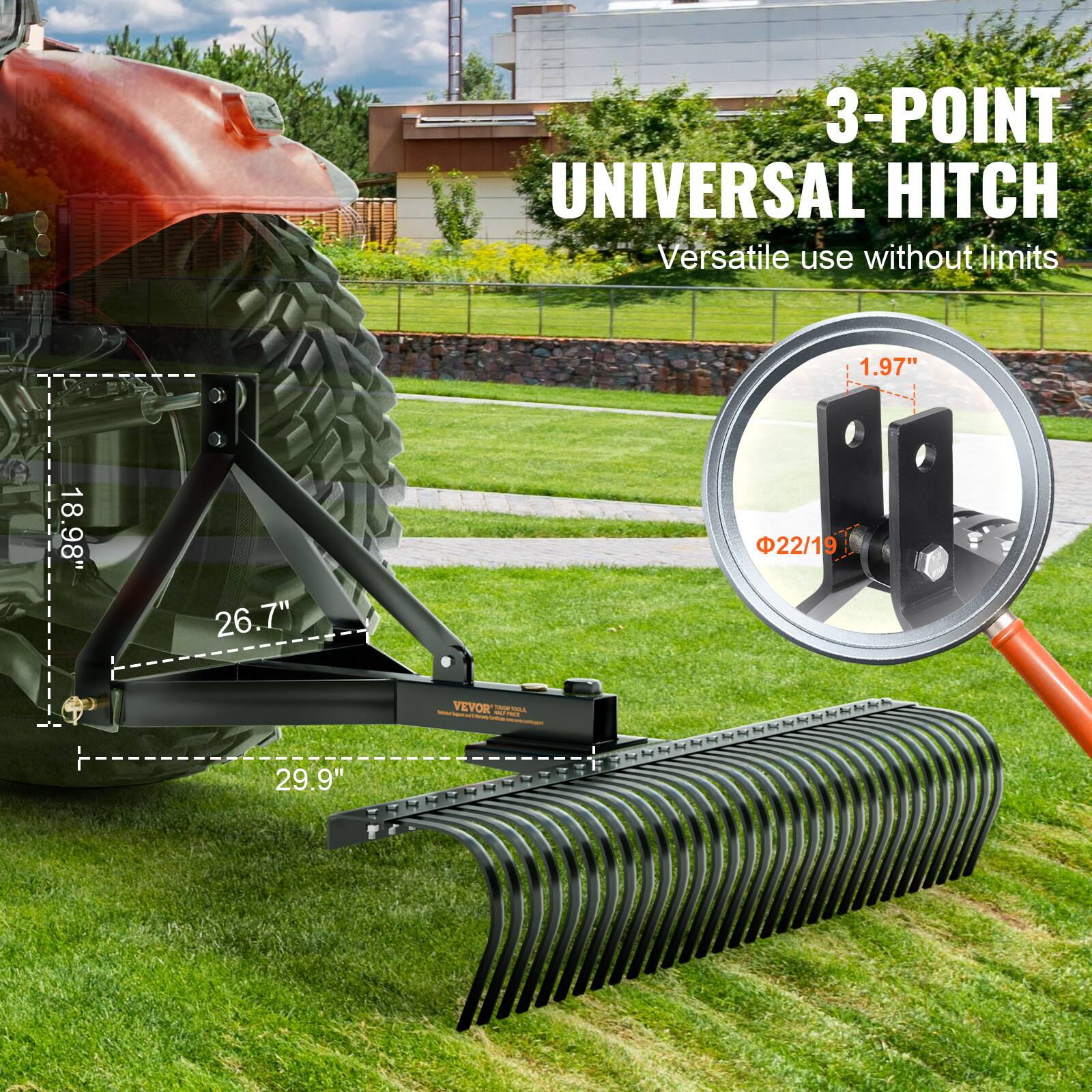 3-POINT UNIVERSAL HITCH

Versatile use without limits

1.97"
18.98"
26.7"
22/19
29.9"