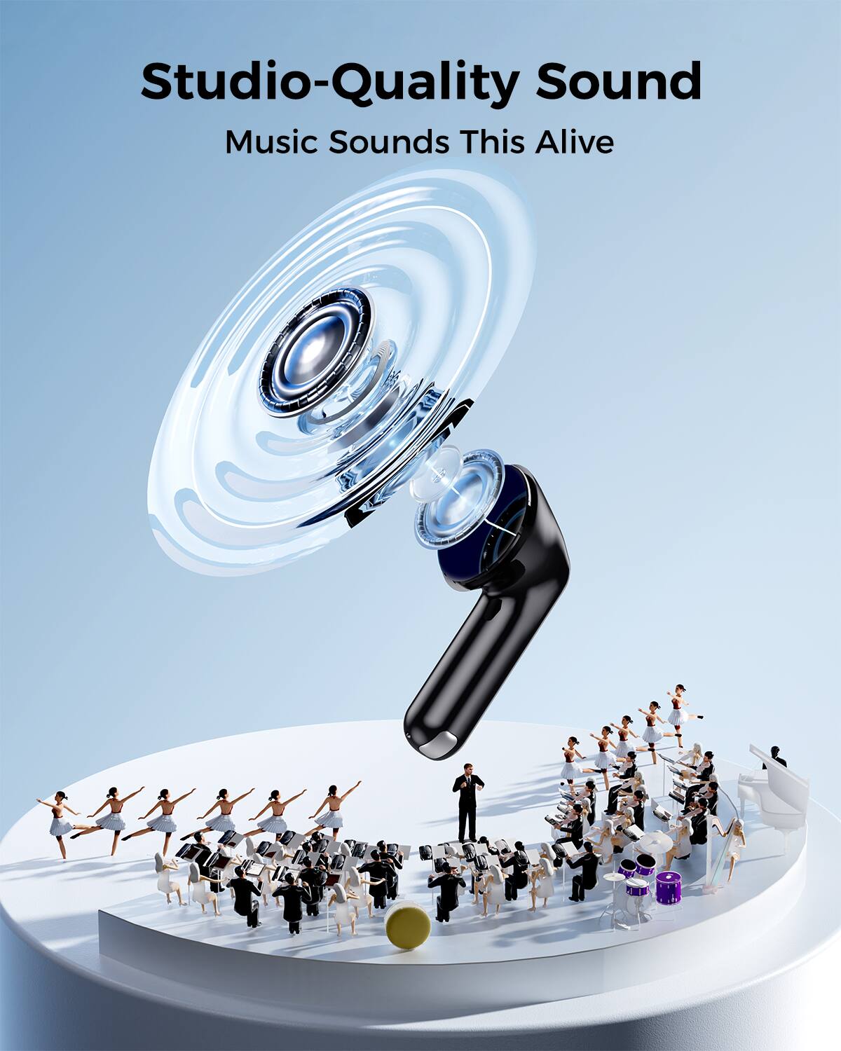 Studio-Quality Sound  
Music Sounds This Alive