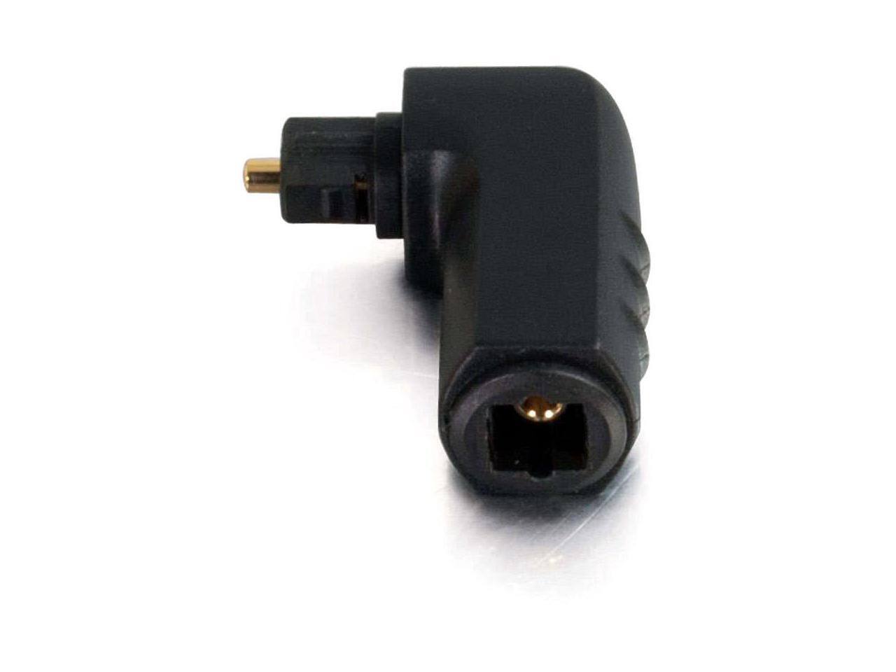 Alt View 1. Cables to Go - C2G 40016 VELOCITY™ RIGHT ANGLE TOSLINK® PORT SAVER ADAPTER.