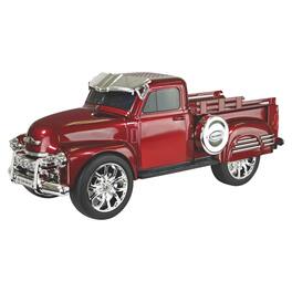 AudioBox - Retro Ride 10-Watt RMS Bluetooth Rechargeable Truck Speaker with FM Radio - Red