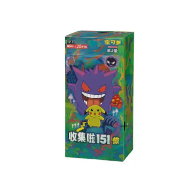 Pokémon Pokemon Chinese 151 Surprise Slim Jumbo Booster Box Pokémon Pokemon Chinese 151 Surprise Slim Jumbo Booster Box