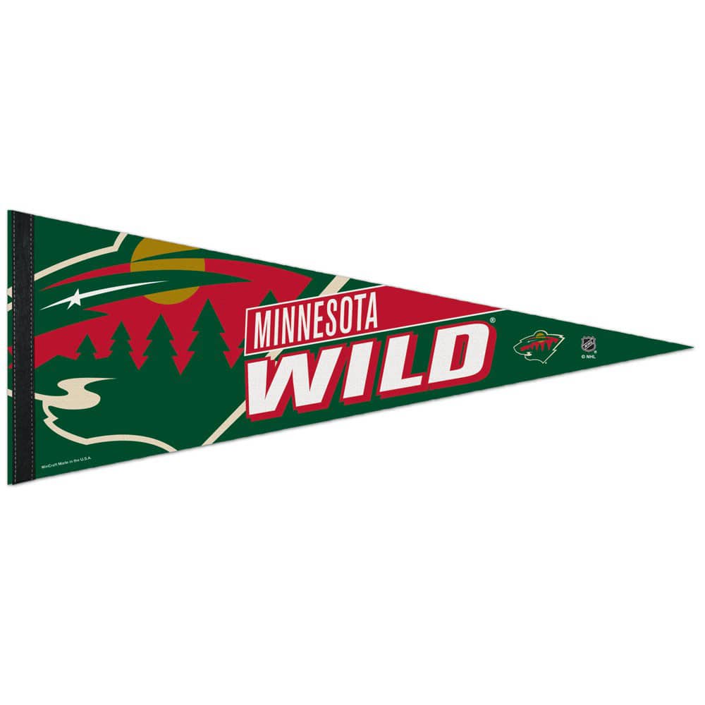"WinCraft - Minnesota Wild 12"" x 30"" Premium Pennant - Multicolor" price history on PriceWatchPro