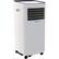 Alt View 12. Keystone - 300 Sq. Ft. Portable Air Conditioner with Dehumidifer - White.