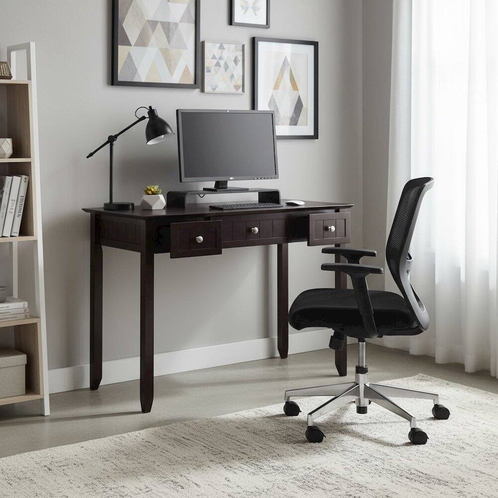 Alt View 4. FurniFact - Writing Desk - Coffee.
