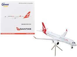 GeminiJets - Airbus A220-300 Commercial Aircraft QantasLink - Qantas Airways (VH-4XB) Tail Gemini 200 Series 1/200 - White with Red