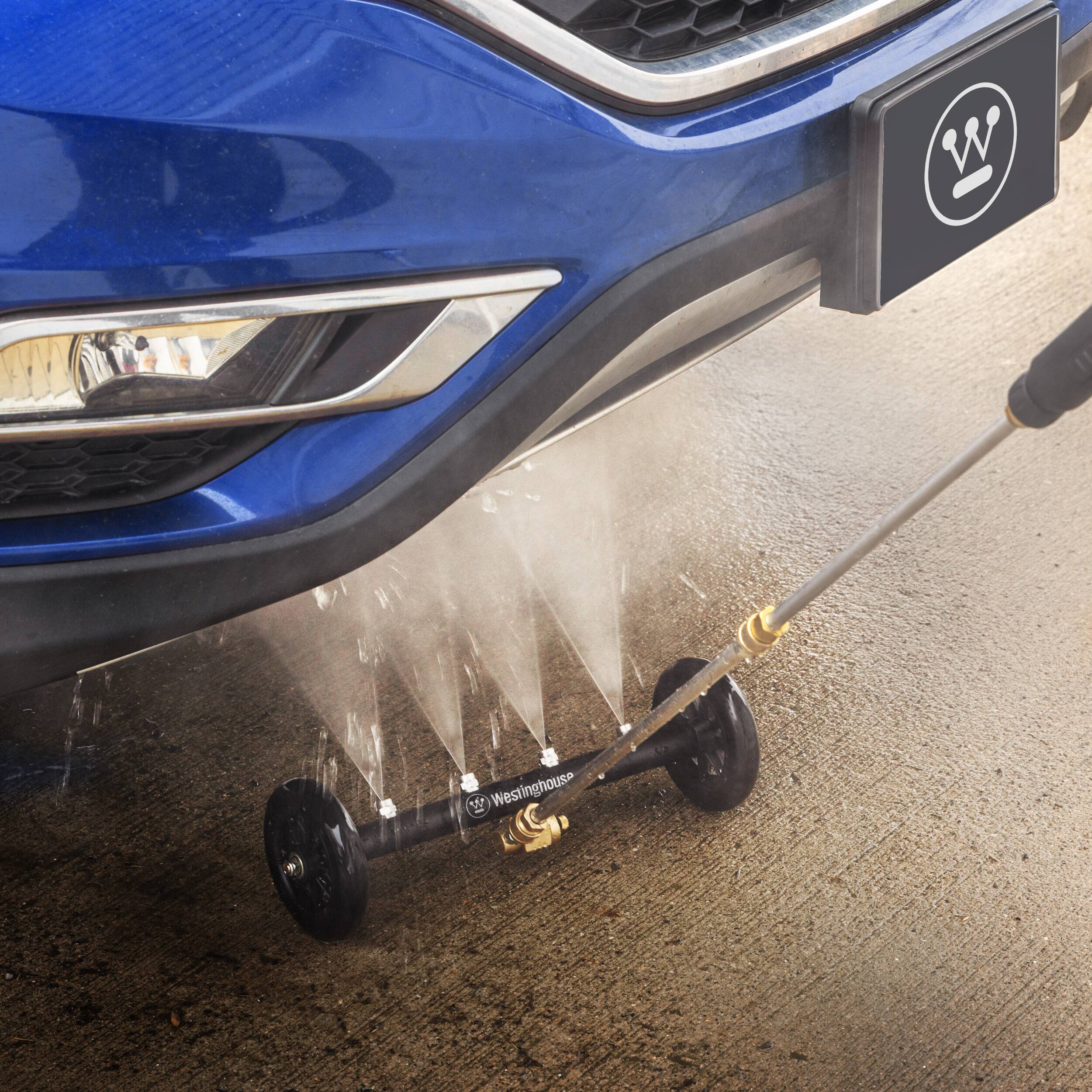 Back. Westinghouse - 16 in. 4400 PSI Undercarriage Cleaner and Water Broom for Pressure Washers - Black.