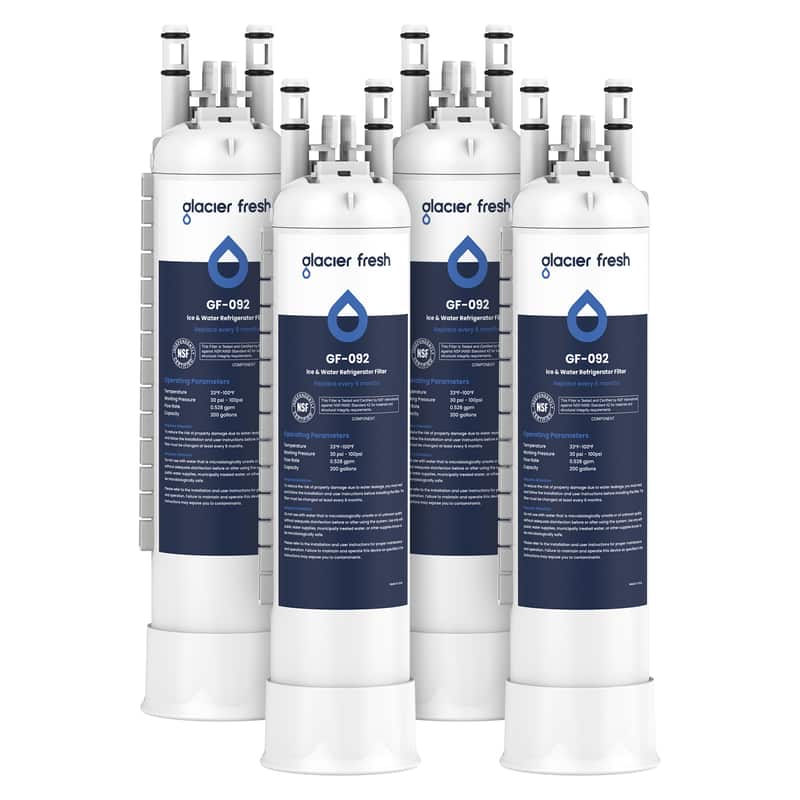 GLACIER FRESH - FPPWFU01 Water Filter Replacement for Frigidaire PurePour FPPWFU01, Compatible with EPPWFU01, 4 Pack