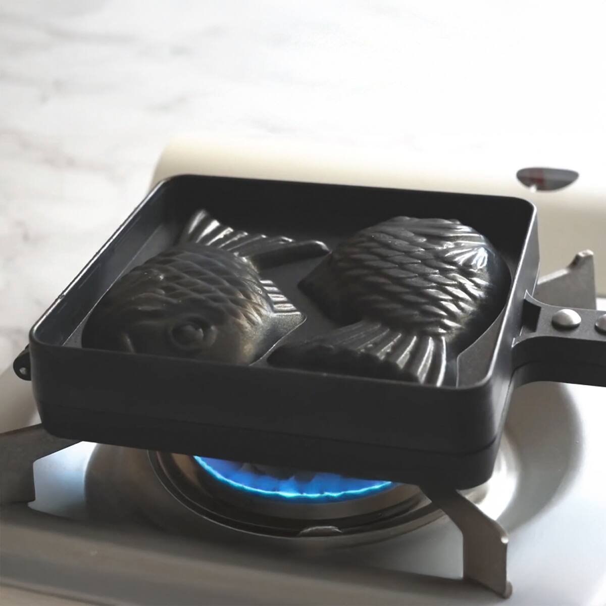 Alt View 5. CookKing - COOKKING - TAKOYAKI Nonstick Grill Pan, Made in Korea - Purple.