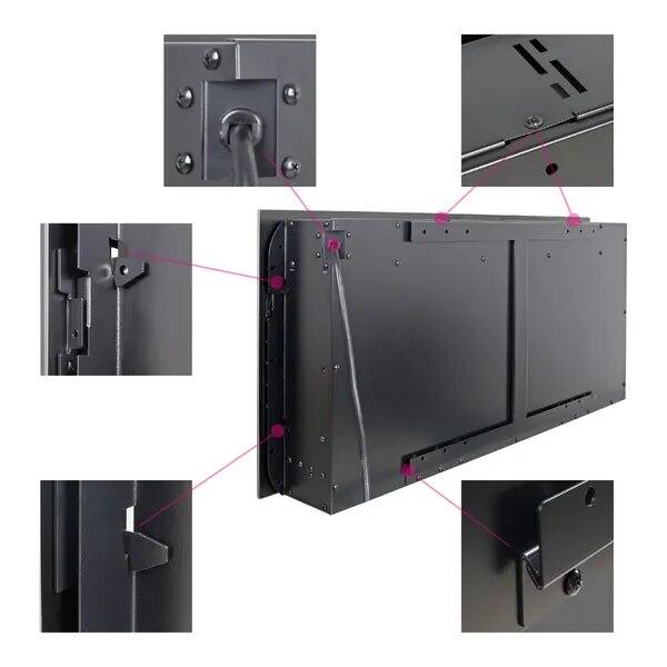 Alt View 3. AOSTIRMOTOR - 50 inch Infrared Heating Electric Fireplace Insert with Log Set and Realistic Flame.