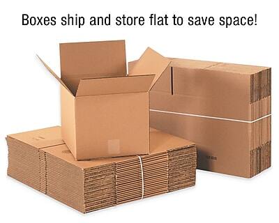 Boxes ship and store flat to save space!