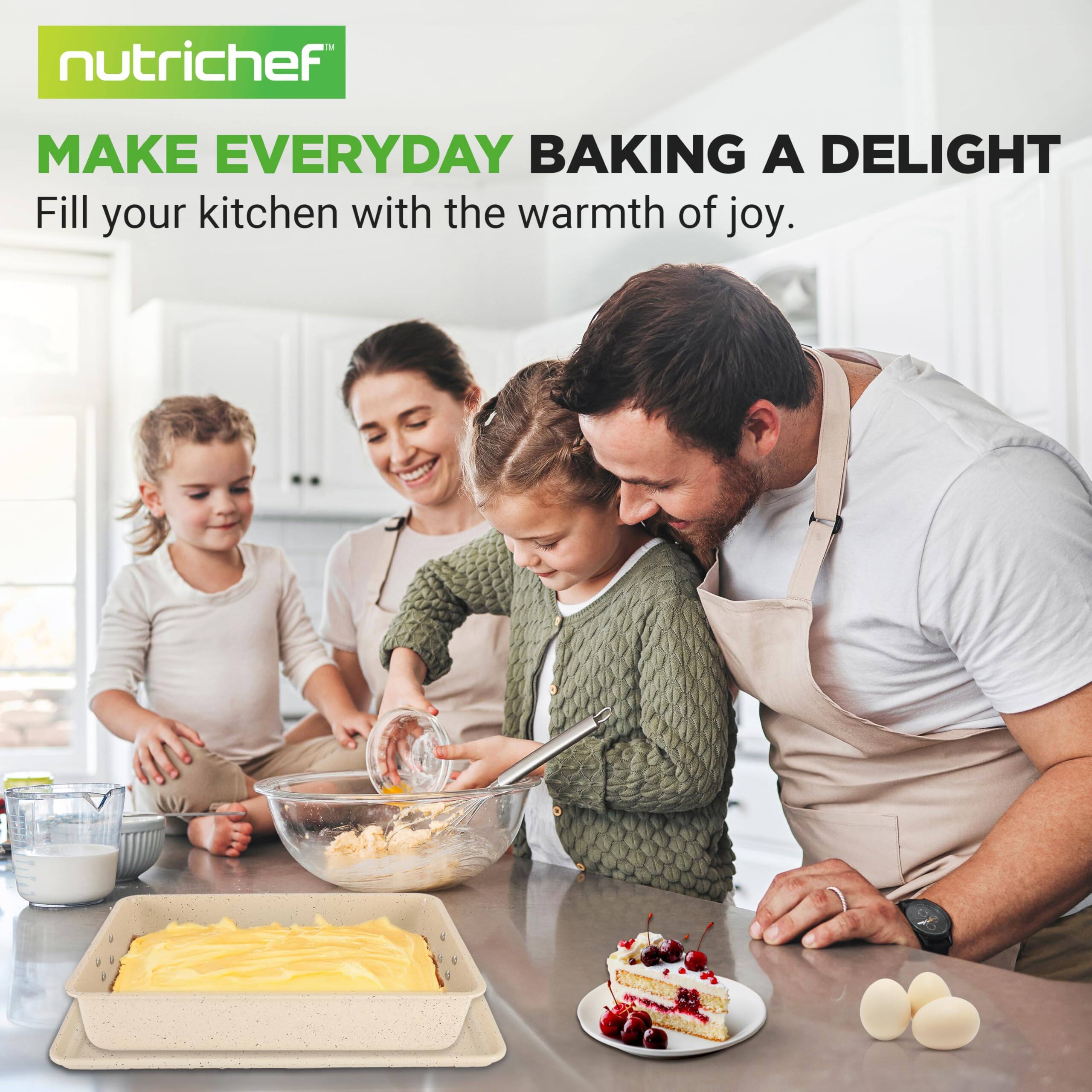 nutrichef  
MAKE EVERYDAY BAKING A DELIGHT  
Fill your kitchen with the warmth of joy.
