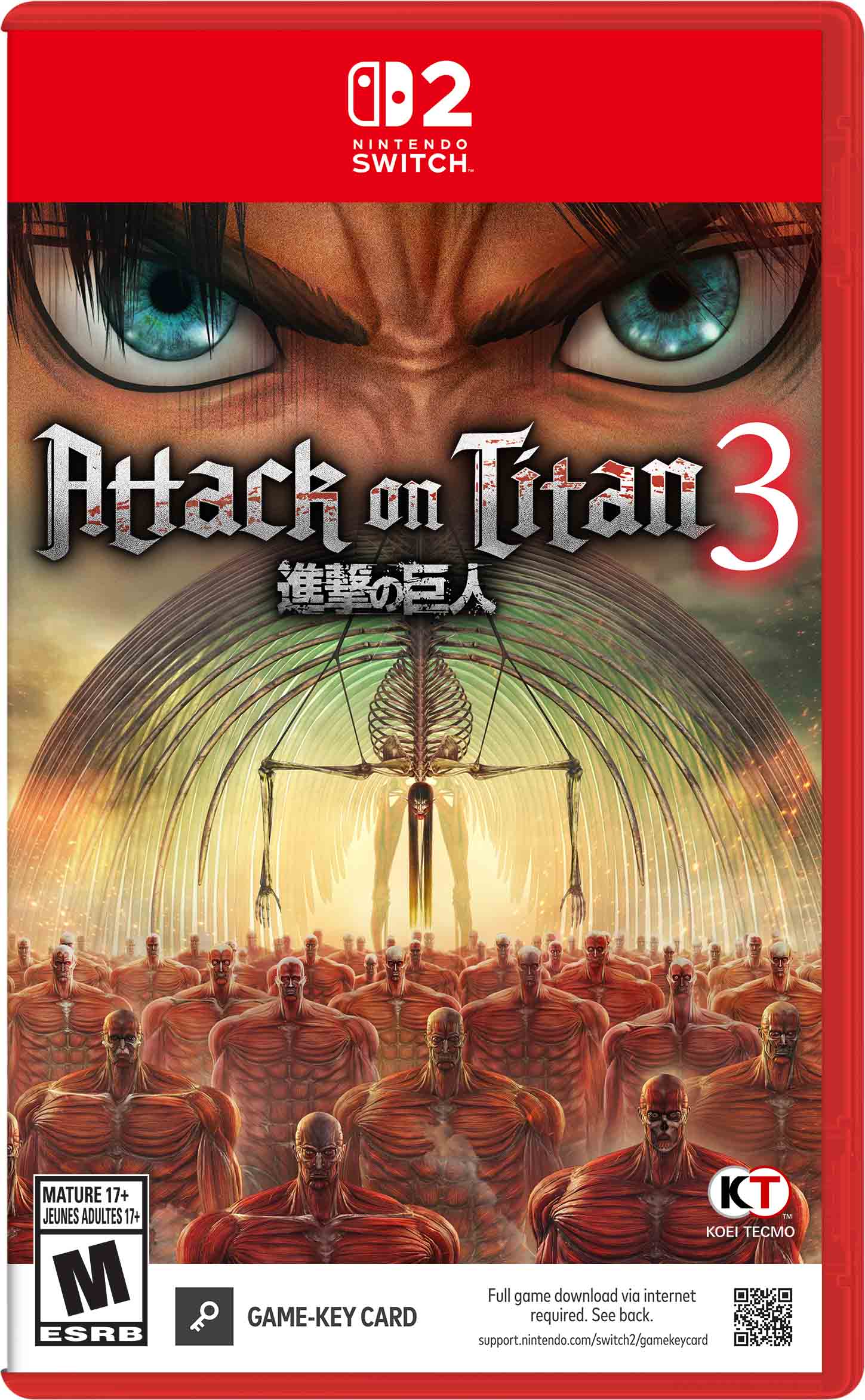 Attack on Titan 3 SteelBook Edition - Nintendo Switch 2