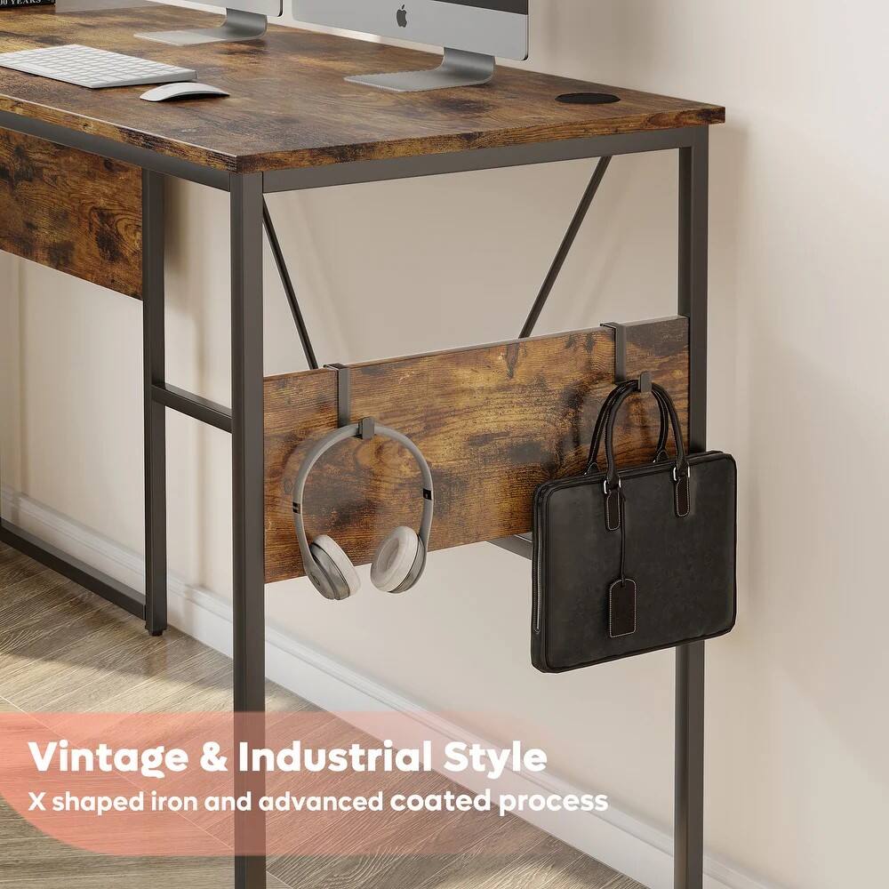 Vintage & Industrial Style: X-shaped iron and advanced coated process