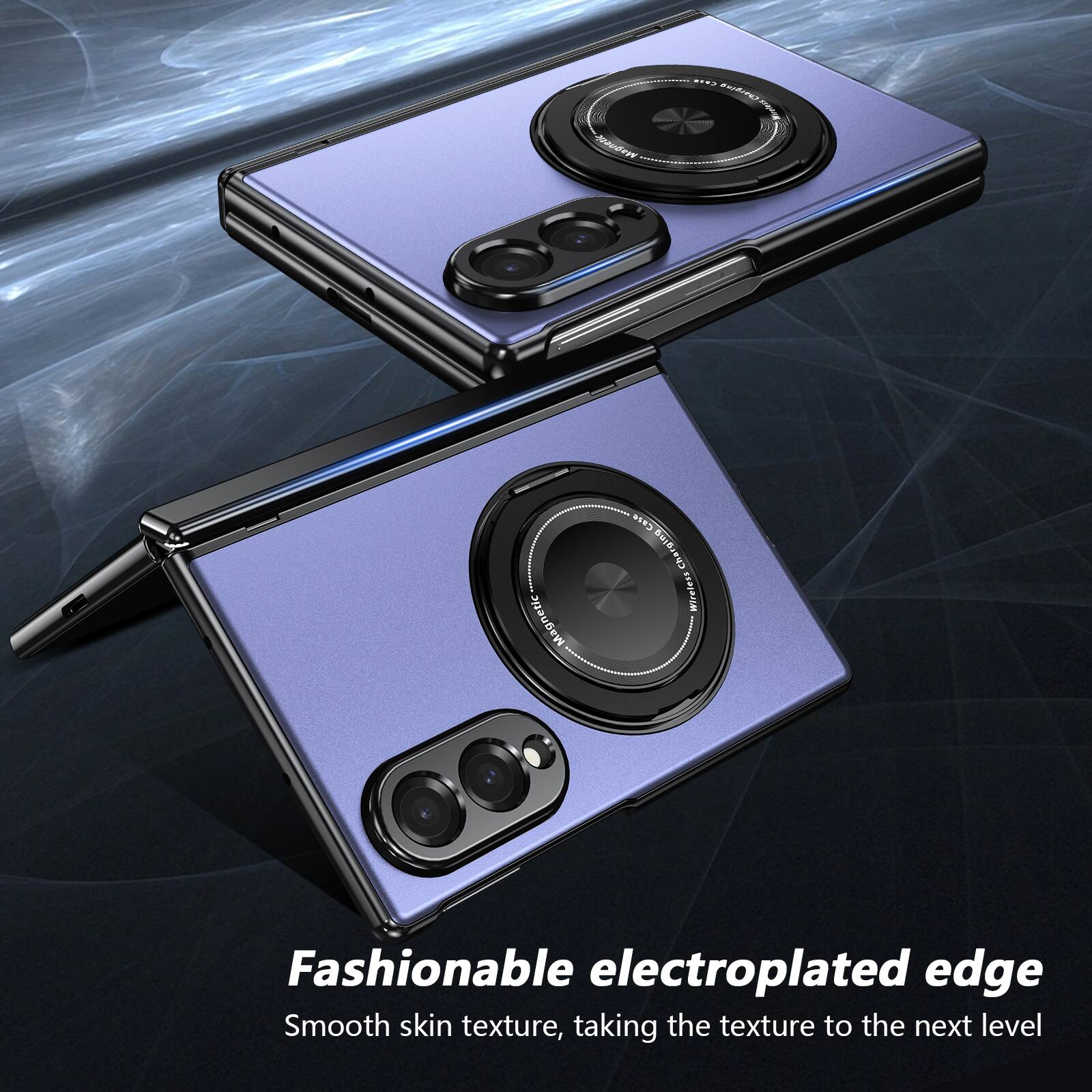 Cos WsSu Magnetic Wireless Charging Case Fashionable electroplated edge Smooth skin texture, taking the texture to the next level