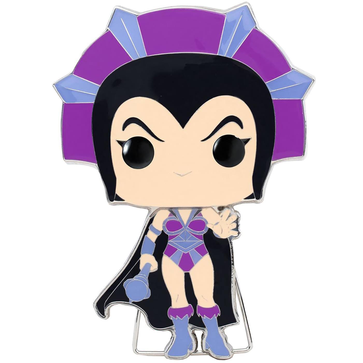 Alt View 1. Masters of the Universe - Masters of the Universe 3 Inch Funko POP Pin | Evil-Lyn - Purple.