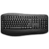 Front. Staples TECH - Wireless Comfort Keyboard - Black.