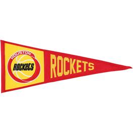 WinCraft - Houston Rockets 13" x 32" Retro Logo Pennant - Multicolor