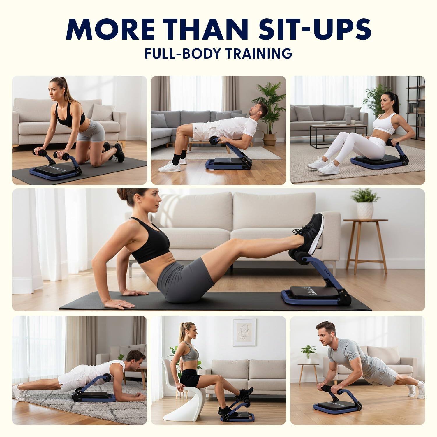 MORE THAN SIT-UPS  
FULL-BODY TRAINING