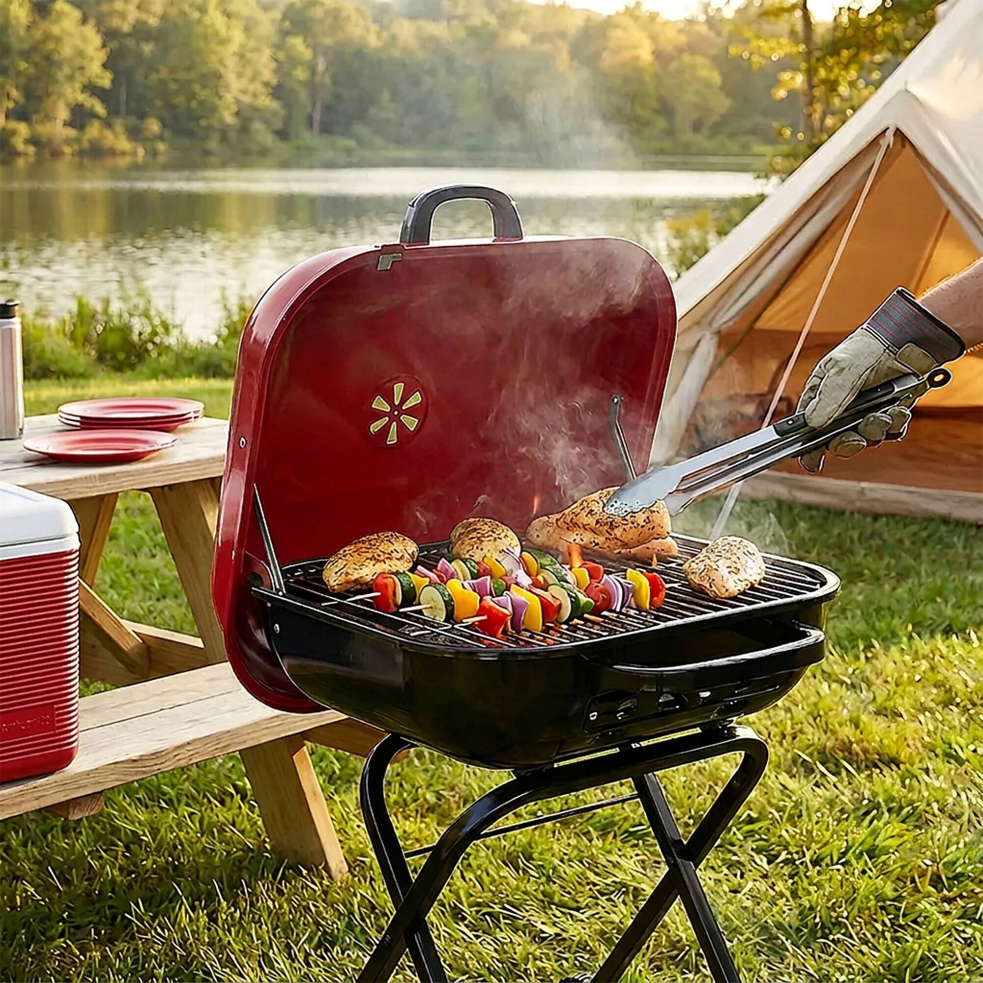 Americana Grills Americana Walk A Bout 4250 Series Portable Charcoal ...