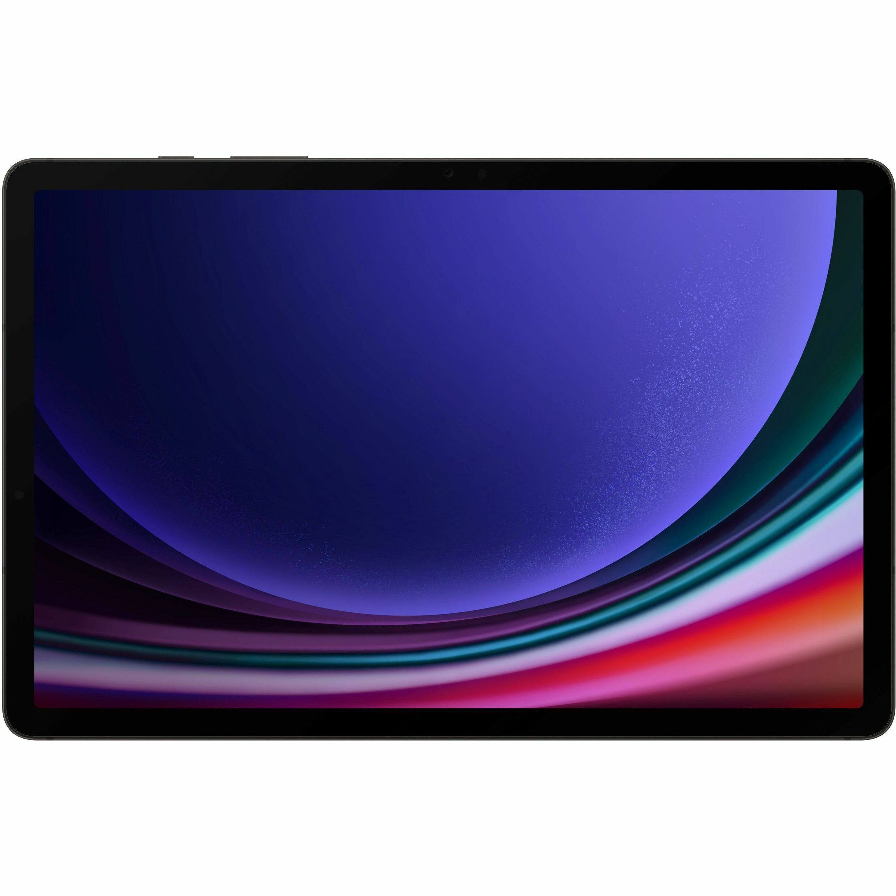 Alt View 8. Samsung - Samsung Galaxy Tab S9 SM-X710 Tablet - 11" WQXGA - Qualcomm Snapdragon 8 Gen 2 (SM8550) Octa-core - 8 GB - 128 GB - Black.